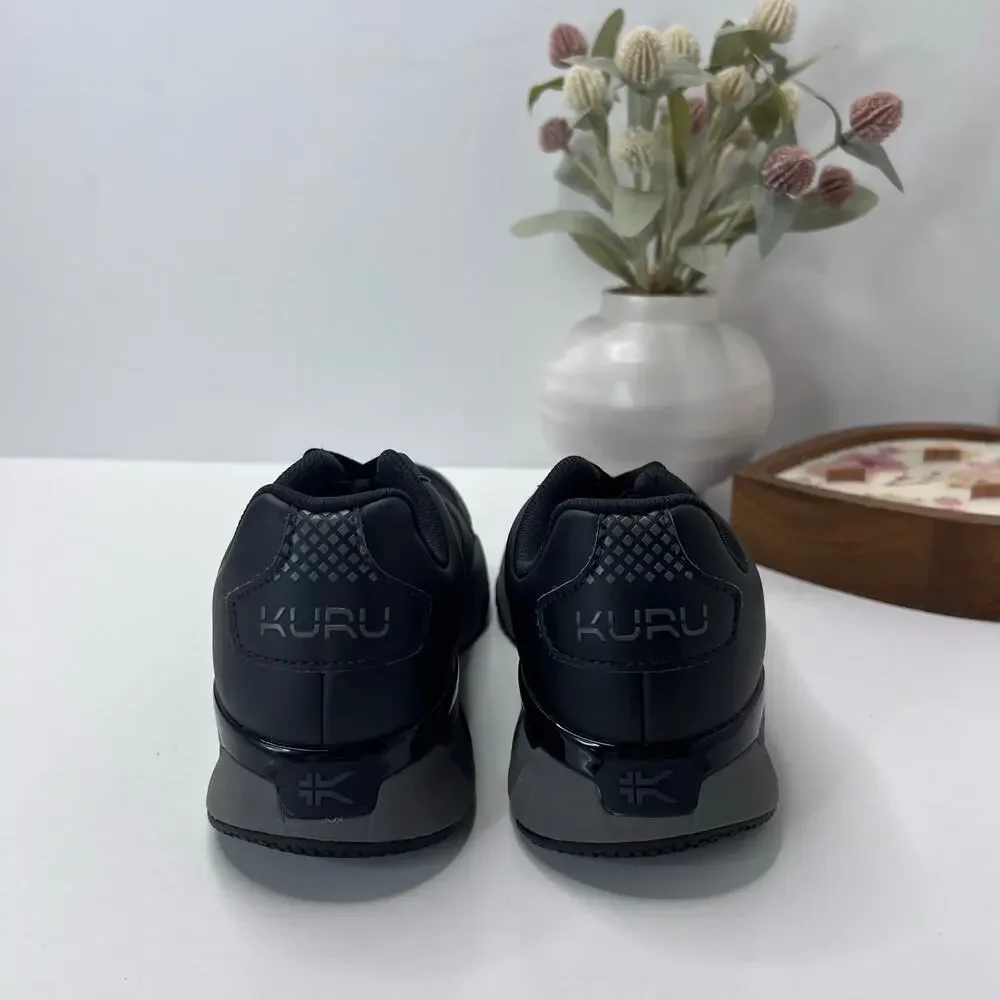 Kuru Quantum 2.0 Walking Comfort Sneaker Jet Black/Gray Women 7M Tried On